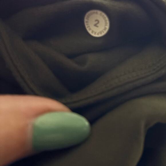 Lululemon Olive Green Align High Rise Jogger Leggings Size 2 OO0788 - Picture 5 of 5